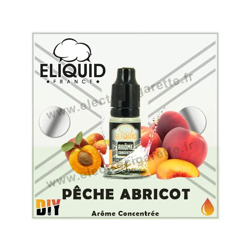Pêche Abricot - Eliquid France - 10 ml - Arôme concentré
