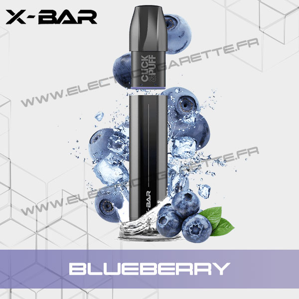 Kit X-Bar Click Puff Blueberry - Myrtille Fraiche