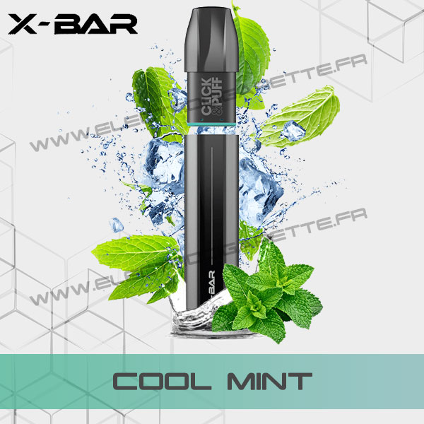 Kit X-Bar Click Puff Cool Mint - Menthe Fraiche