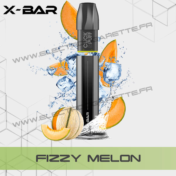 Kit X-Bar Click Puff Fizzy Melon - Melon Glacé