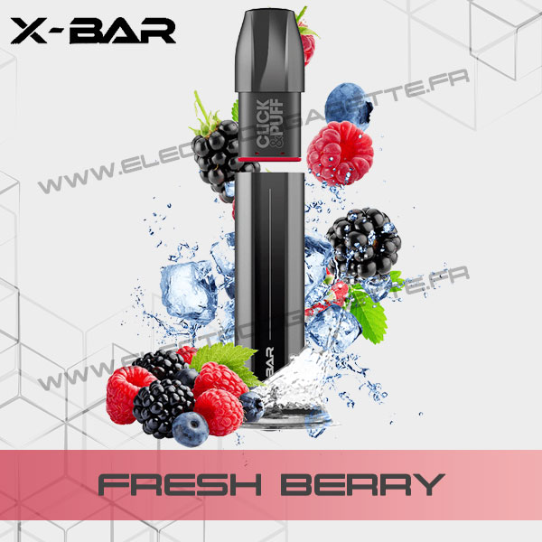 Kit X-Bar Click Puff Fresh Berry - Fruits Rouges Frais