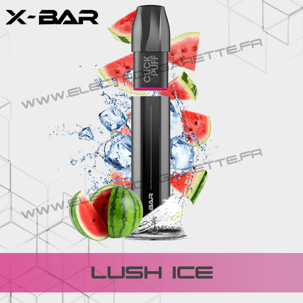 Kit X-Bar Click Puff Lush Ice - Pastèque Glacée