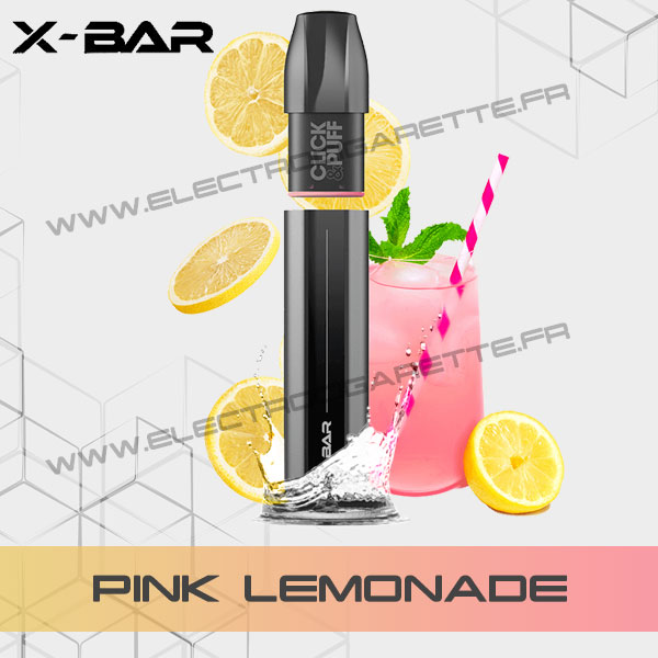 Kit X-Bar Click Puff Pink Lemonade - Limonade aux agrumes