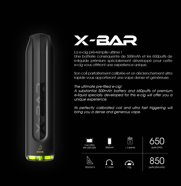 Caractéristique du produit X-Bar