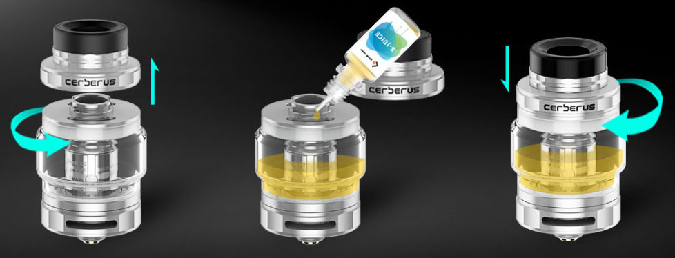 Mod Geekvape Aegis Solo 100W - Remplissage du Cerberus