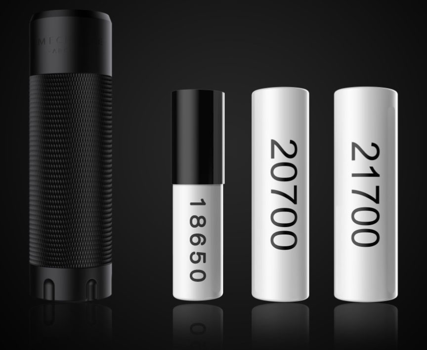 Arcless Mech Mod Noir - MechLyfe - Plusieurs type d'accus