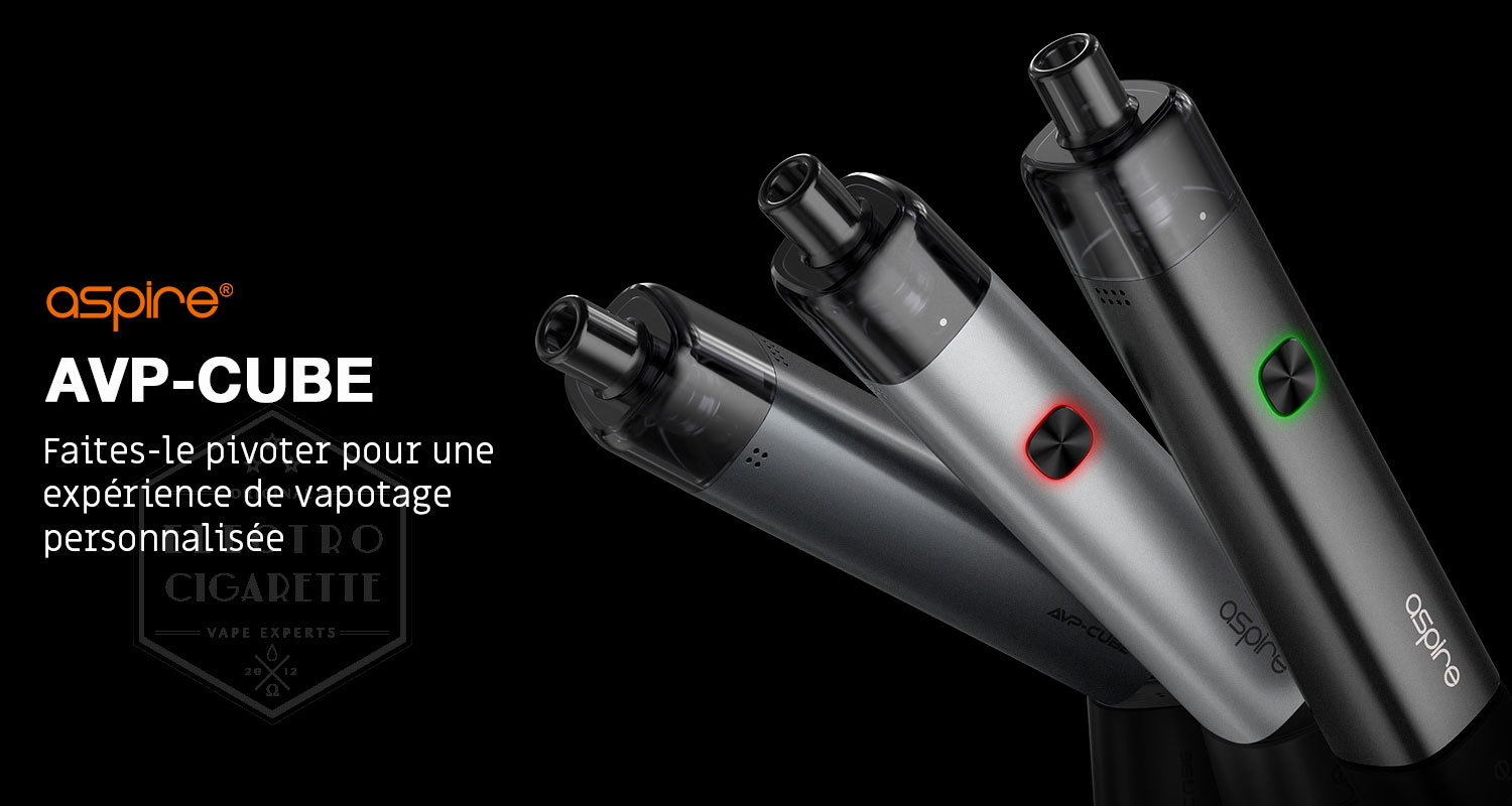 Aspire AVP Cube - Gestion de la puisssance d'une simple rotation