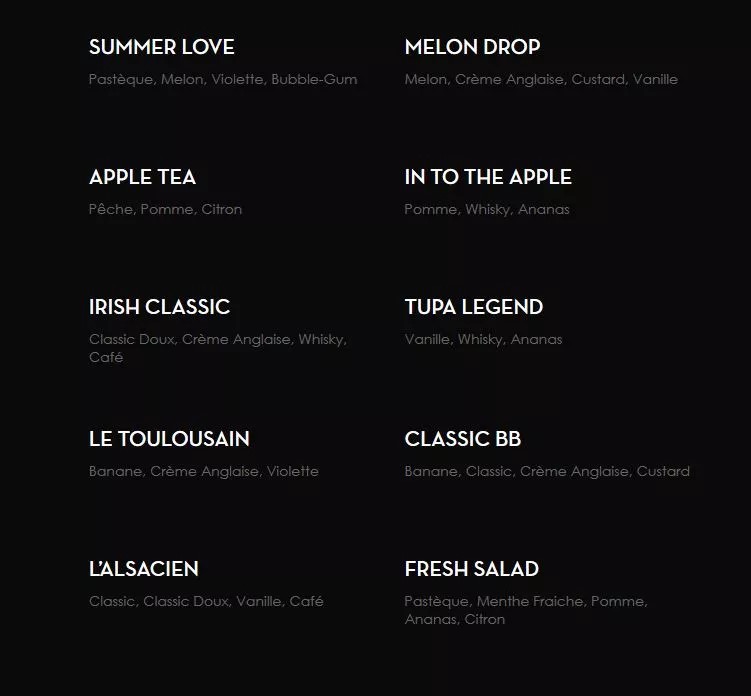 Les cocktails suggérés par Mixologue