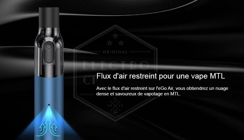 Kit eGo Air 650mAh - Joyetech - Airflow