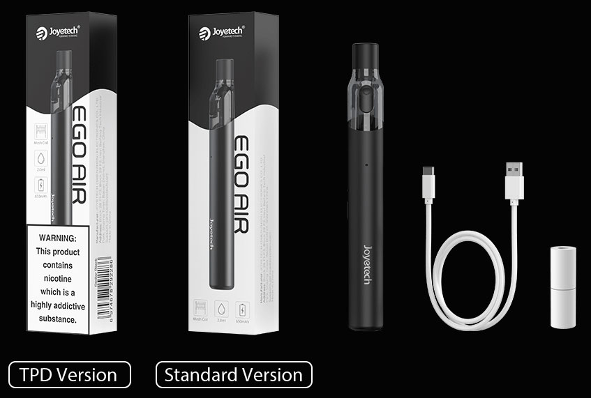 Kit eGo Air 650mAh - Joyetech - Contenu