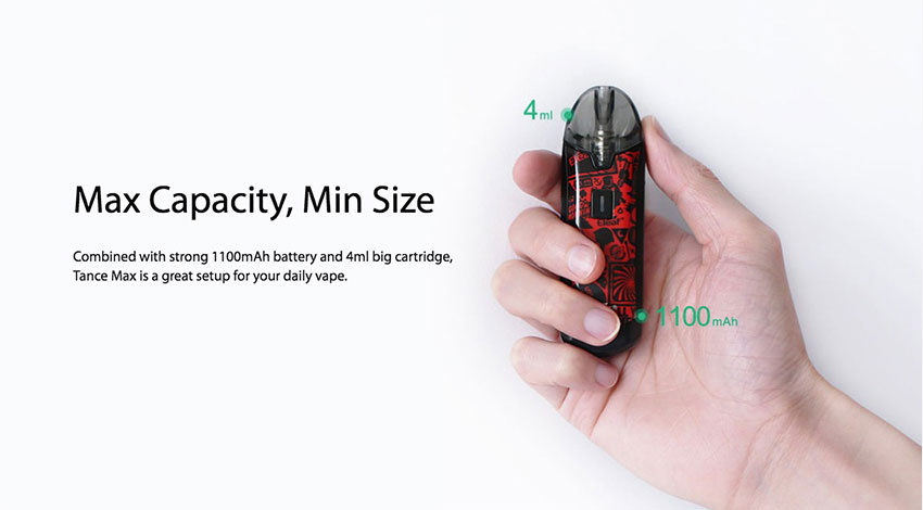 Pack Tance Max - 4ml - 15W - 1100mAh - Eleaf - Maximum capacité, maximum efficacité