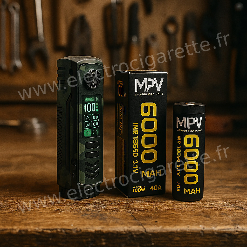 Accu MPV 18650 ou 21700 et chargeur d'accus C4, iC4, iC2, FC2, FC1