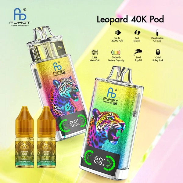 Leopard 40K Refillable 40000 Puffs 20mg par Fumot