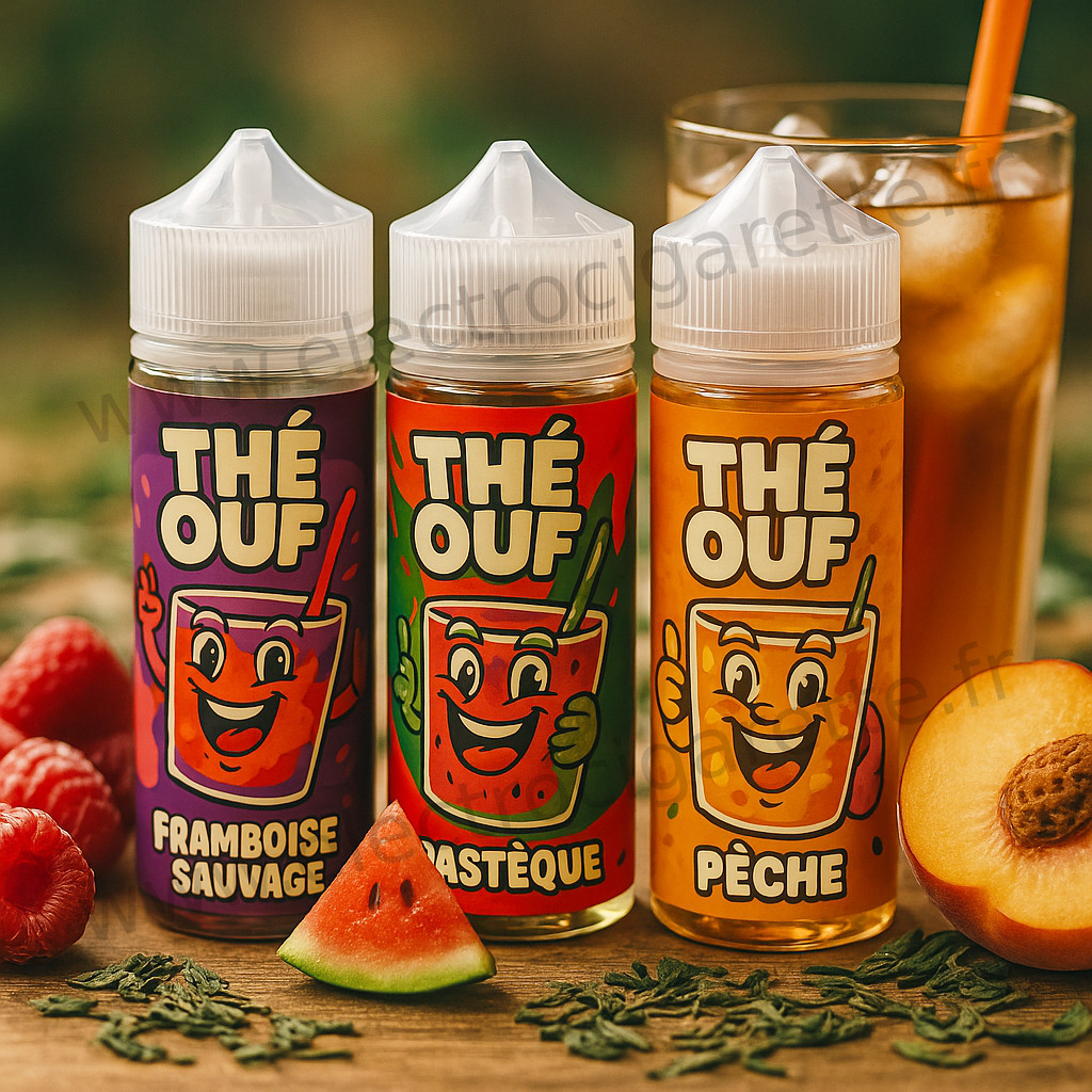 Thé Ouf : Si Thé Ouf de thé pêche, framboise ou pastèque, ici, tu vas être ravi !