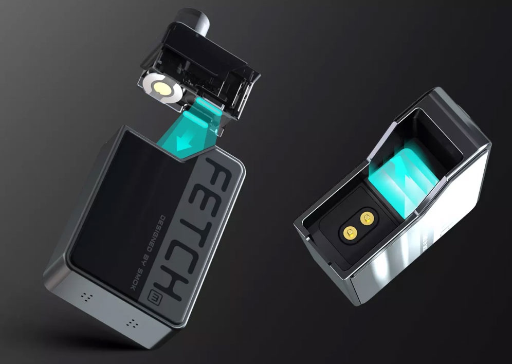 Kit Fetch Mini - 1200mah - 3.7ml - Smok - Remplacement du Pod