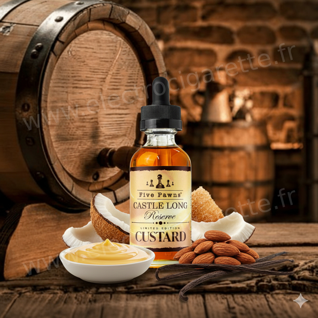 Castle Long Reserve Custard Limited Edition Five Pawns 50ml