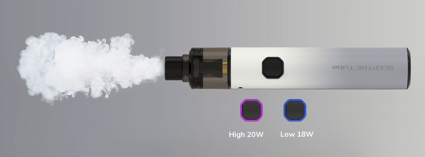Sceptre Tube par Innokin, tourner la cartouche pour réglelr facilement l'airflow