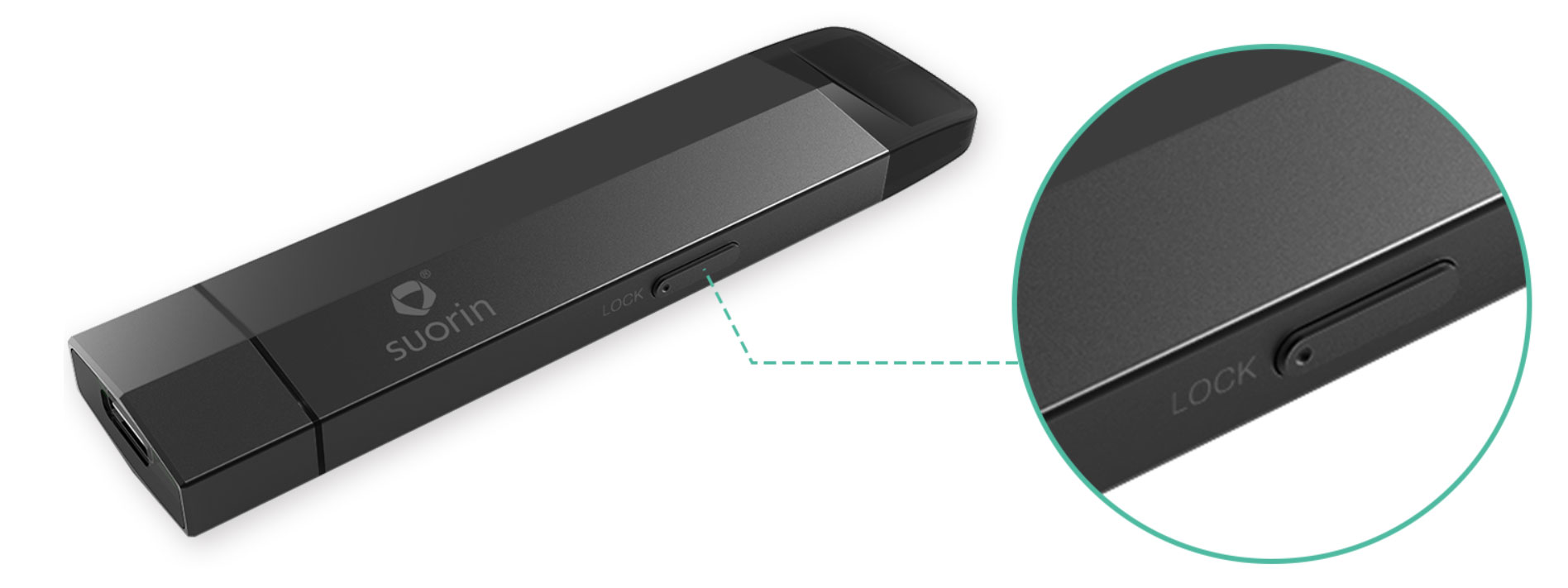 Pod Edge avec 2 batteries par Suorin - Verrouillage du Kit Edge
