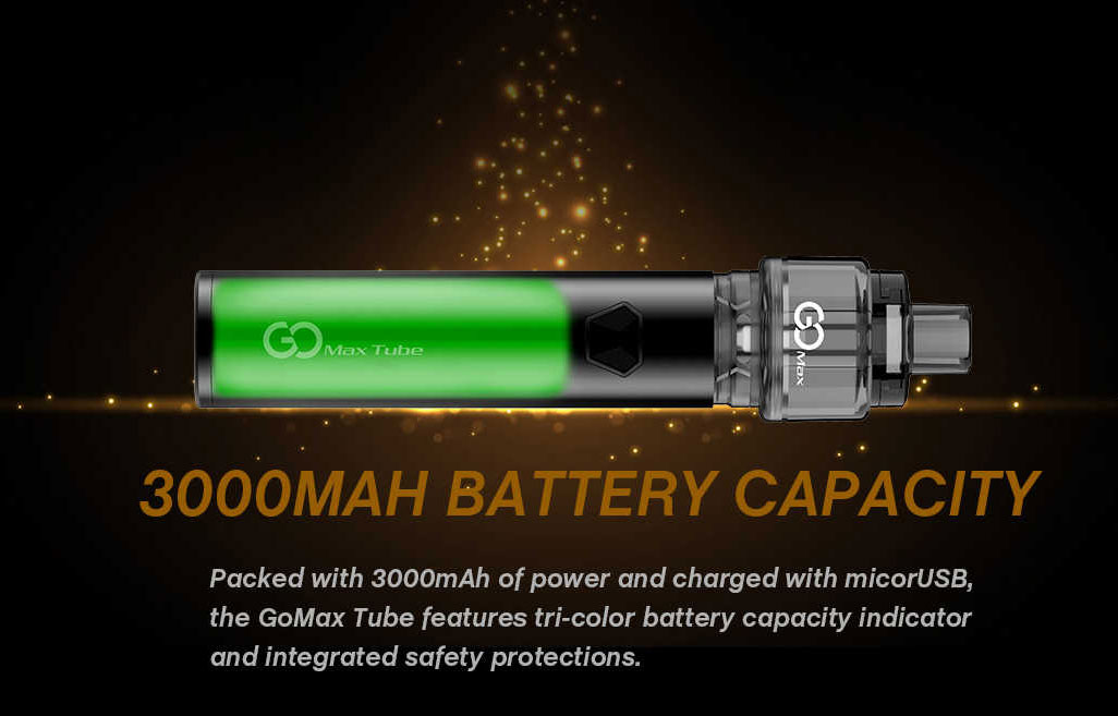 Kit Gomax Tube 3000mah avec clearomiseur Gomax 5.5ml - Innokin - Autonomie 3000 mAh