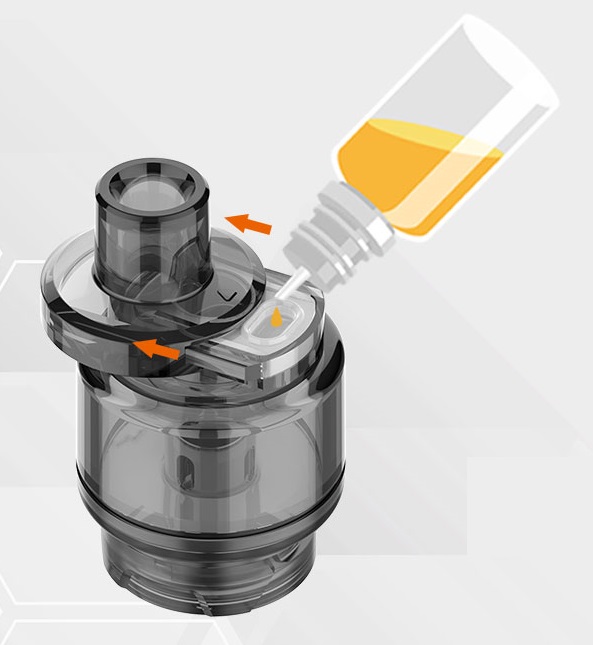 Kit Gomax Tube 3000mah avec clearomiseur Gomax 5.5ml - Innokin - Remplissage