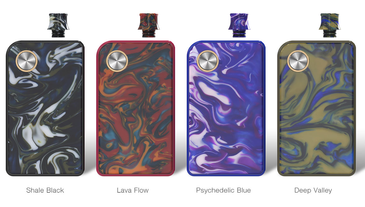 Pack Mulus - 80W - 4.2ml - Aspire - Couleurs Résin