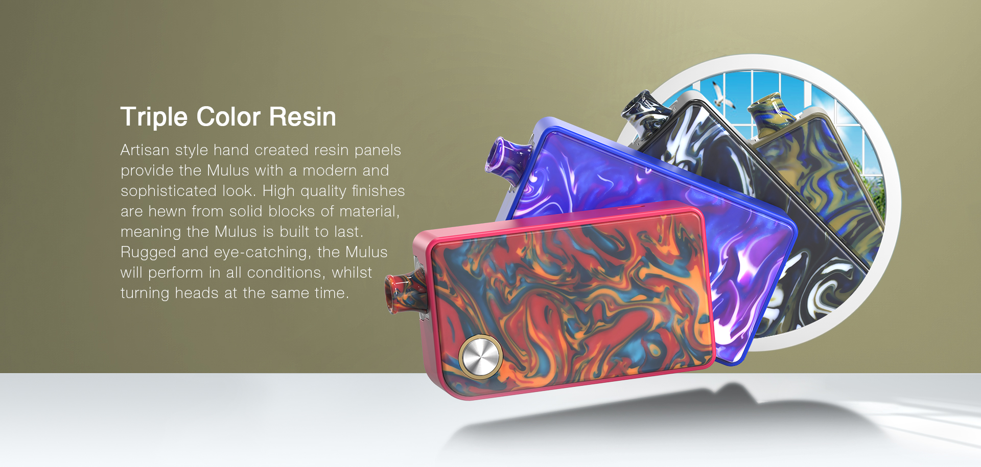 Pack Mulus - 80W - 4.2ml - Aspire - Triple color, plus de 8 couleurs disponibles