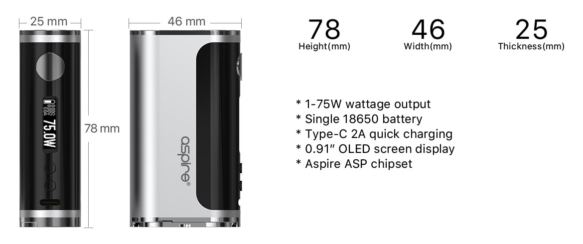 Kit Nautilus GT avec atomiseur Nautilus GT 3ml Silver - Taifun - Aspire - Infos sur la Box