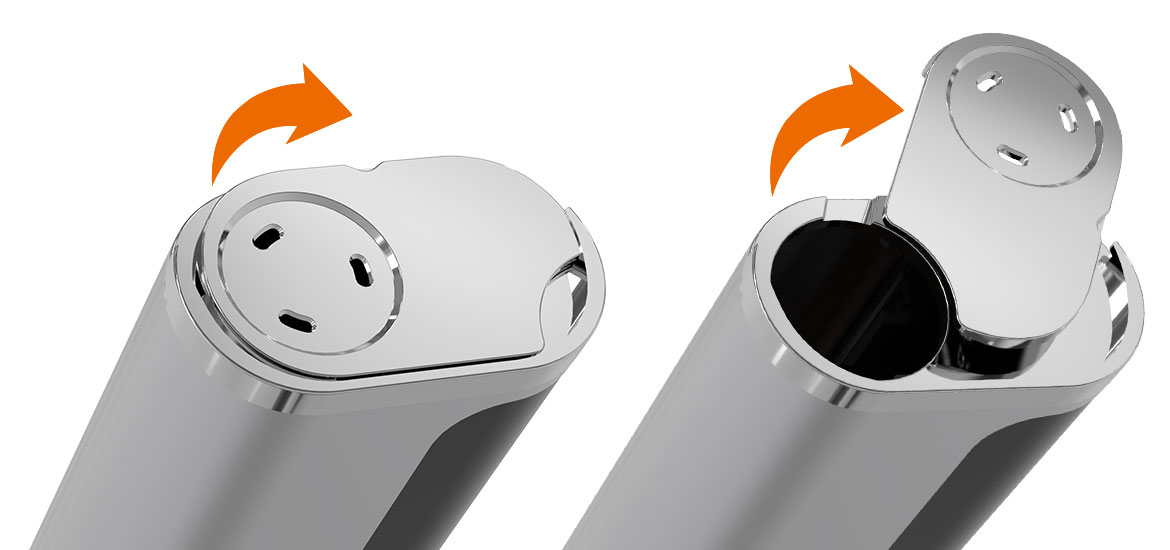 Kit Nautilus GT avec atomiseur Nautilus GT 3ml Silver - Taifun - Aspire - Changement des accus
