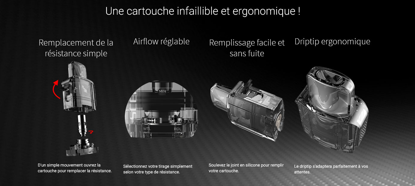 Kit Pod Sceptre - Remplissage des cartouches Pod