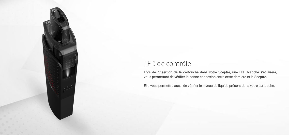 Kit Pod Sceptre - Led Autonomie