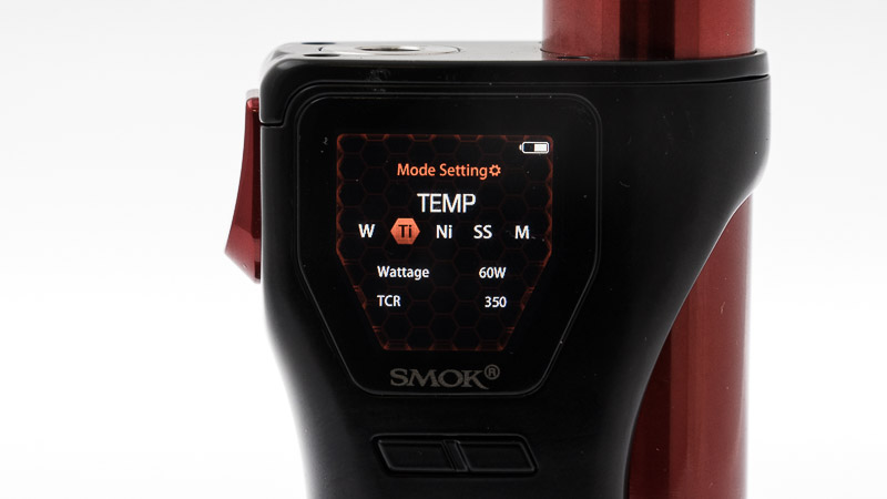Kit S-Barrel 100w avec TFV8 Baby V2 - Smok - Ecran Oled Temperature