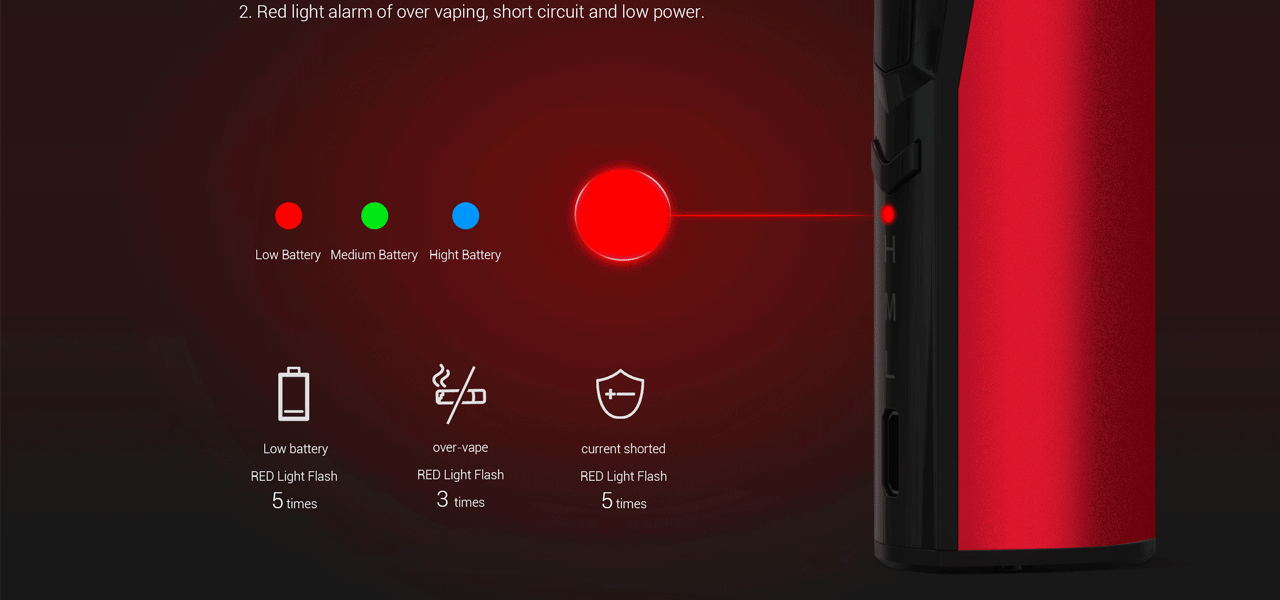 Kit Cosmo 1500mah 2ml par Vaptio - Led Autonomies