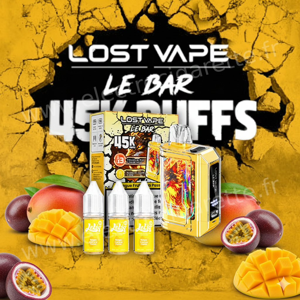 Kit Le Bar 45K Lost Vape - Mangue Passion