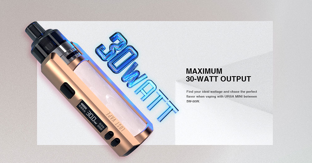 Puissance maximale de 30 watts