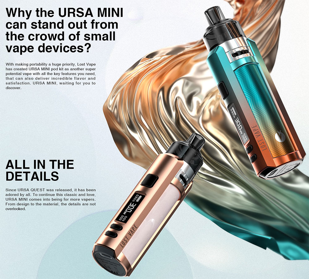 Pourquoi la URSA MINI se distingue-t-elle des autres petits appareils de vapotage ?