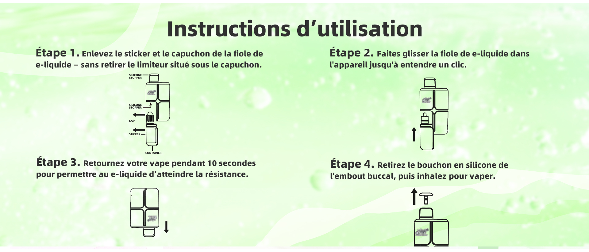 Ma Petite Vape x ARTERY 15k - Instruction d'utilisation