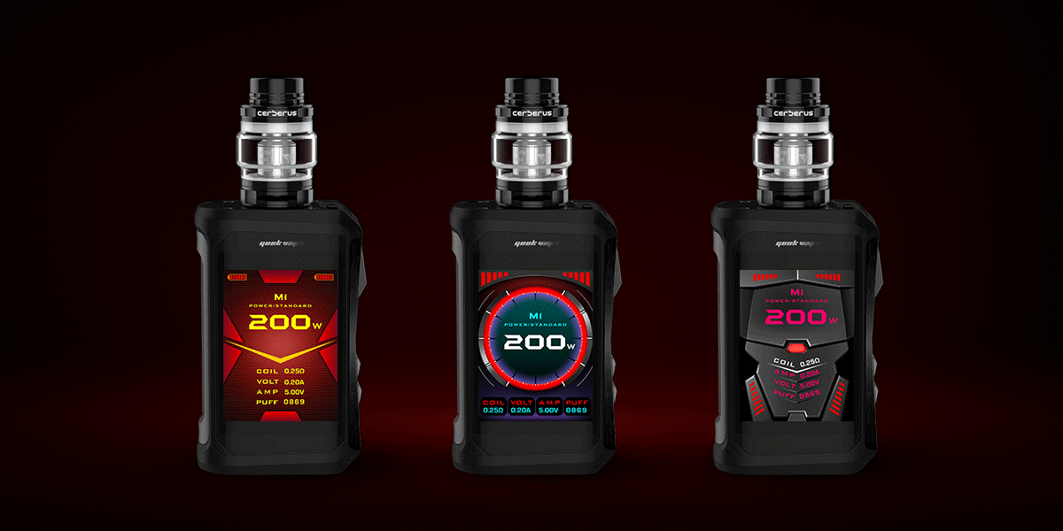 Mod Aegis X 200W TC - GeekVape - Ecran LCD