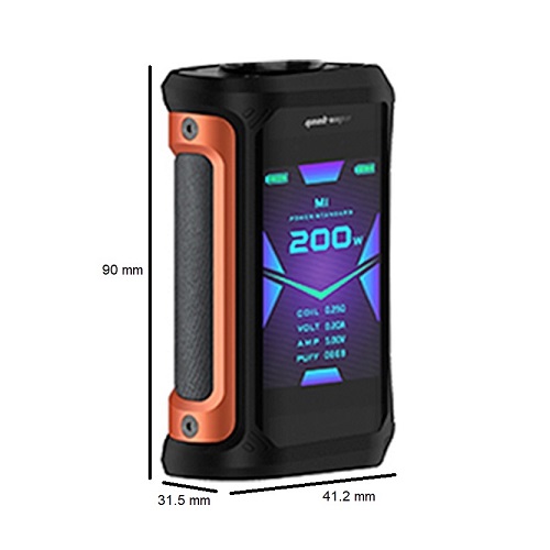 Mod Aegis X 200W TC - GeekVape - Taille