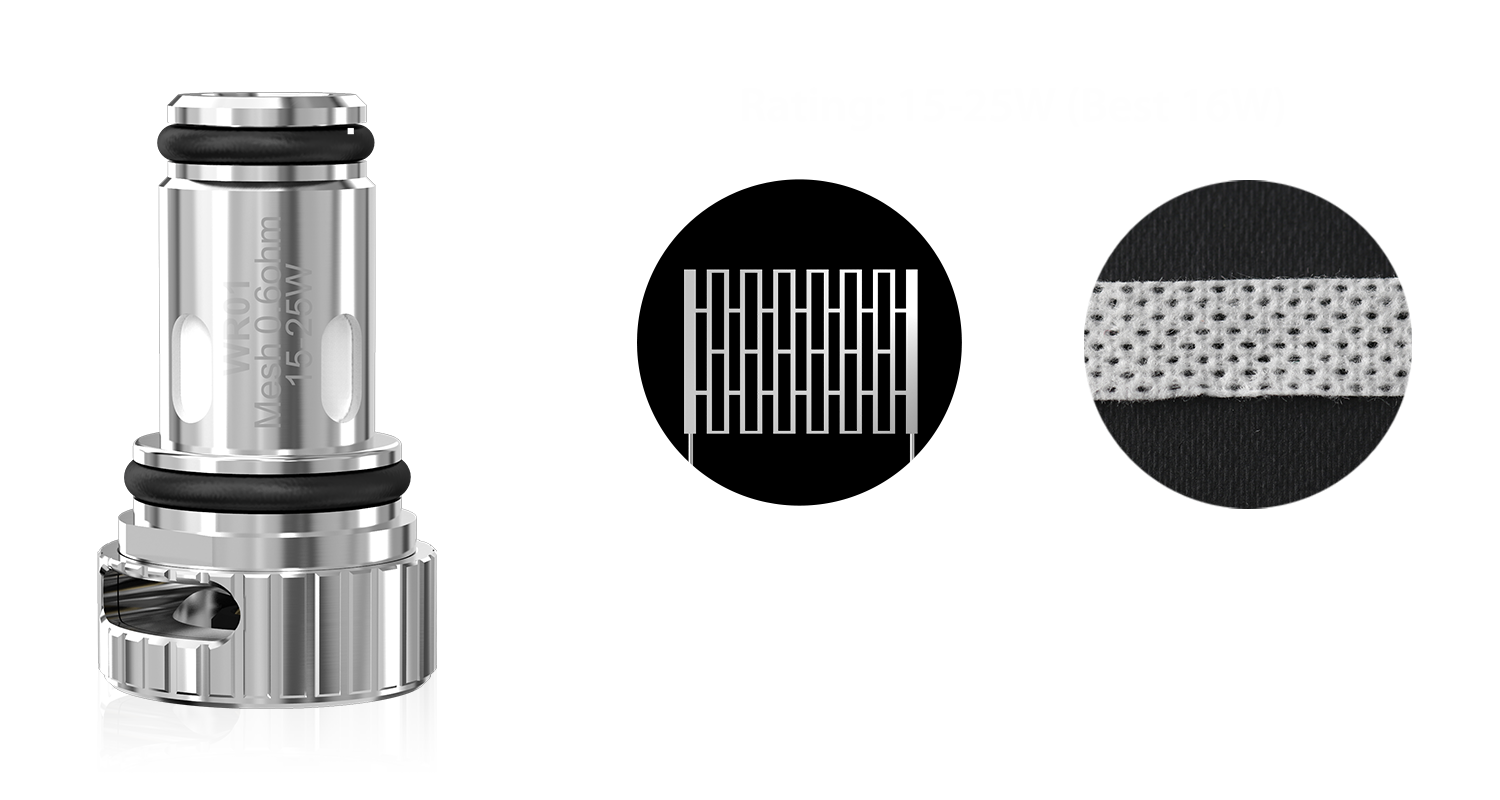 Résistance Preva WR01 Mesh 0.6 Ohm - Wismec