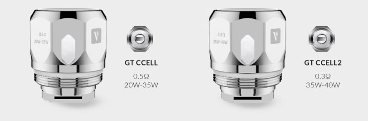 Pack de 3 résistances GT CCELL / CCELL2 - Vaporesso