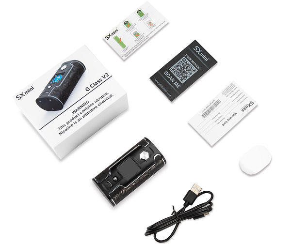 Box G Class v2 - 200W - Alu Zinc - Sx Mini - Vue de face
