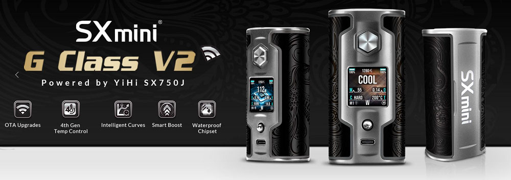Box G Class v2 - 200W - Alu Zinc - Sx Mini - Une excellante box