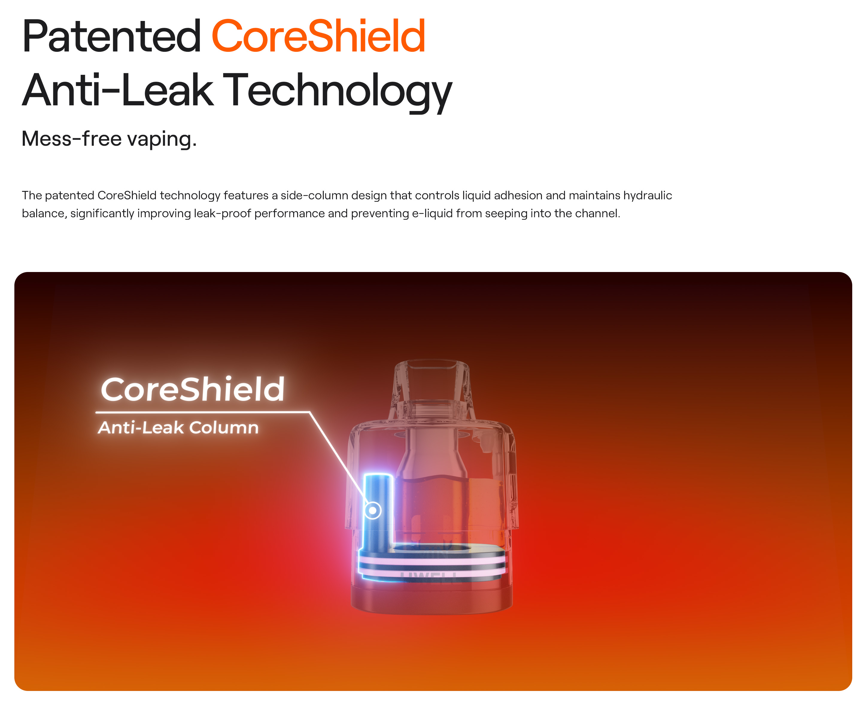 Kit Typhos MTL/RDL - Technologie anti-fuite CoreShield™ brevetée