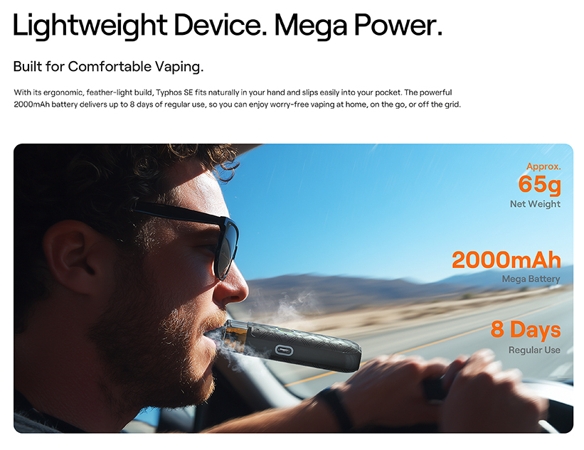 Kit Typhos SE - Appareil léger et grande autonomie