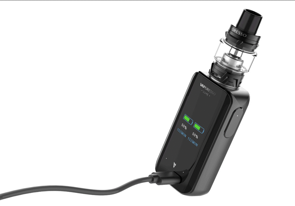 Box Luxe 220W Colors Touch Screen par Vaporesso - Rechargement via USB