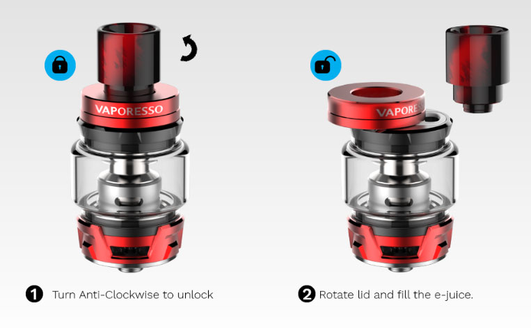 Kit Luxe 220W Touch Screen avec SKRR 8ml - Ouverture
