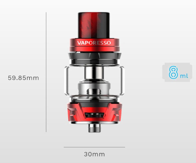 Kit Luxe 220W Touch Screen avec SKRR 8ml - Taille