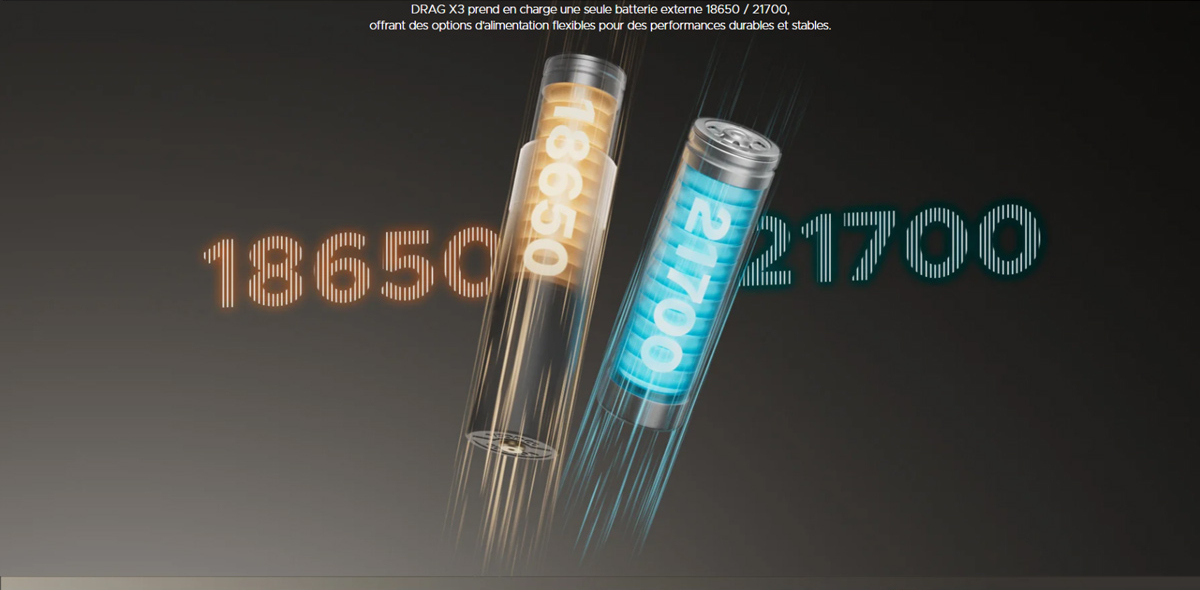 Kit Drag X3 - Voopoo - Accus