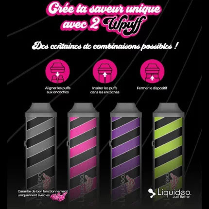 Créez votre propre saveur unique avec la Mix2Puff