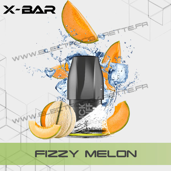 Cartouche Pod X-Bar Click Puff Fizzy Melon - Melon Glacé